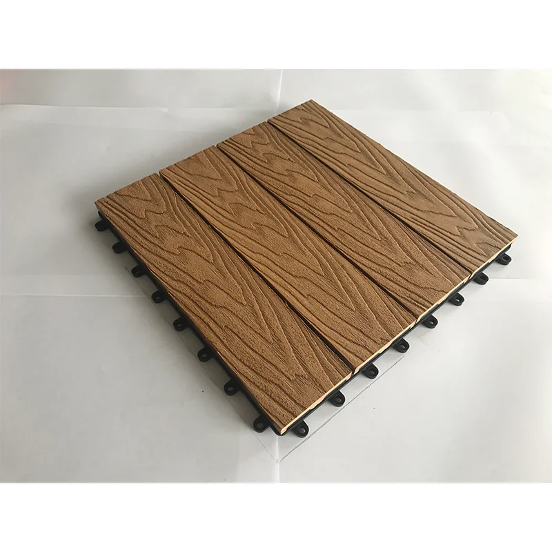 Outdoor Terrace Courtyard Decoration Waterproof Mildew Proof Low Cost Maintenance Environmentally Friendly Wpc Floor