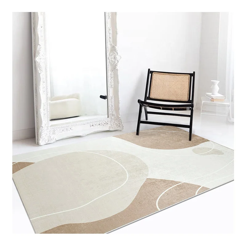 Chenille printed carpet 3D rugs Persian design carpet for living room