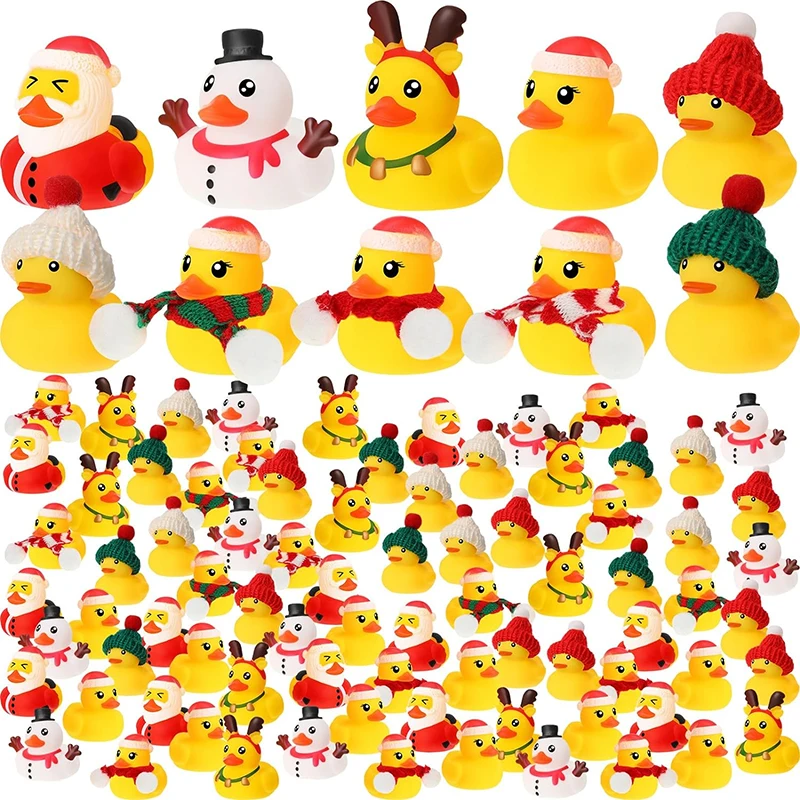 Plastic Custom Logo Rubber Duck Plain Bulk PVC  Black Bathtub Squeaky Yellow Bath Duck Toys
