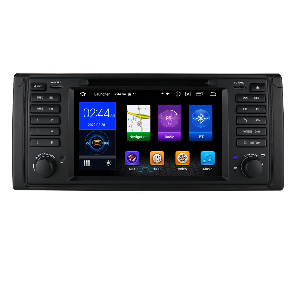 KSAOTU Car Navigation System Android 11 for BMW 5 Series E39 X5 E53 M5 Car Stereo Touch Screen Auto Electronics Audio