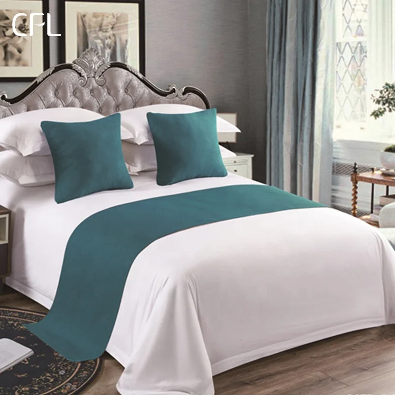 CFL Hospitality Supplies Bedsheet Direct Factory Wholesale Cotton White Hotel Luxury Bedding Set