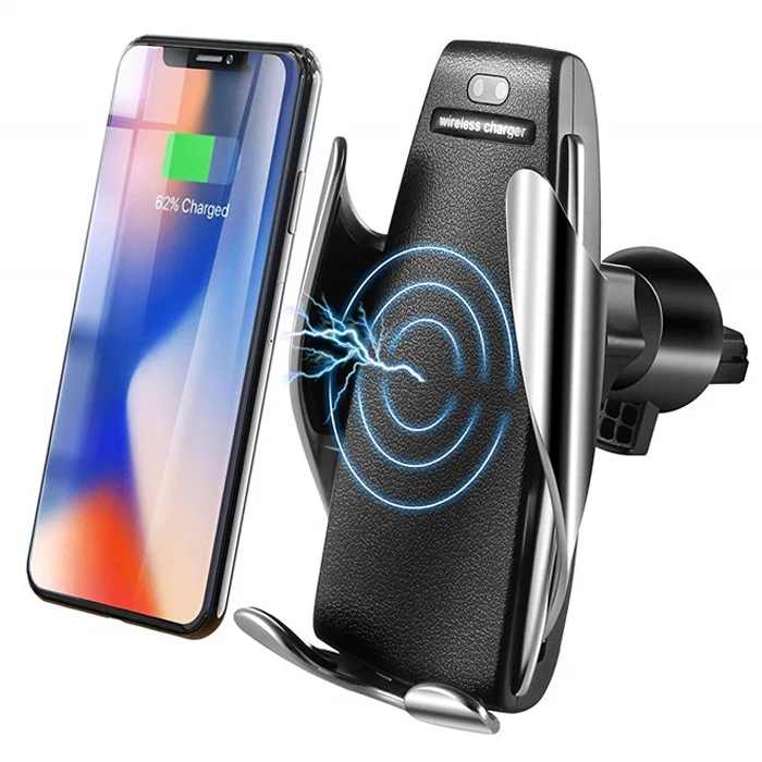 
2021 car accessories hot trending amazon best sellers 10W air vent mount wireless car charger holder 
