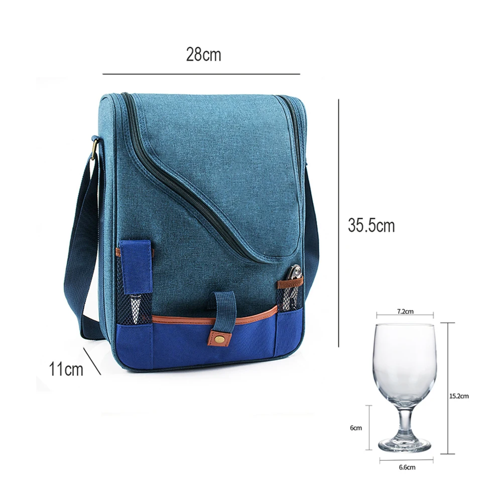 
OEM Heat sealed freezer pack insulated marine cooler bag red wine bag 