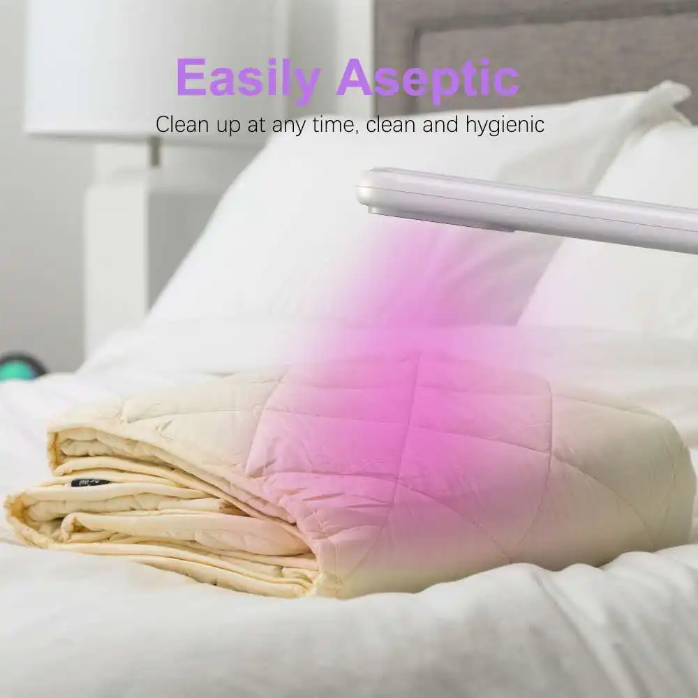 Muvtec New Portable Handheld UV Sterilizer UV  Disinfection Ultraviolet Light Sanitizer Wand with 3 UVC LED