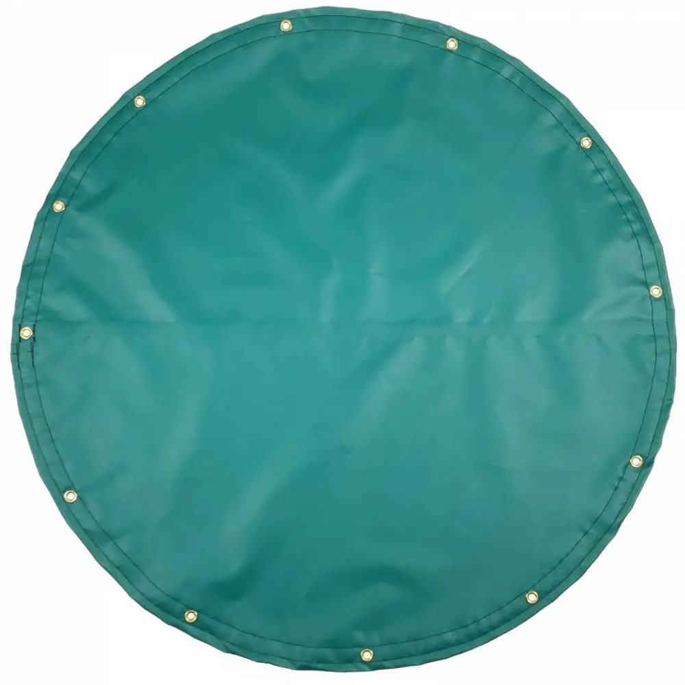 custom printed waterproof vinyl tarp camping round shape tarpaulin