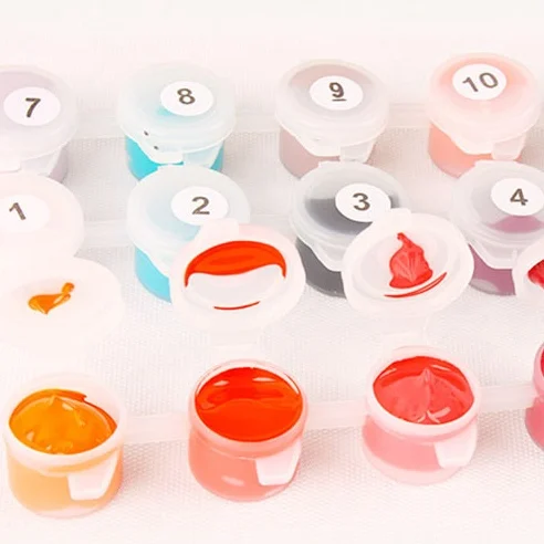 2024 New Painting By Numbers Art DIY Coloring Paintings With Numbers Kits For Children Kids 20x20 DIY Set