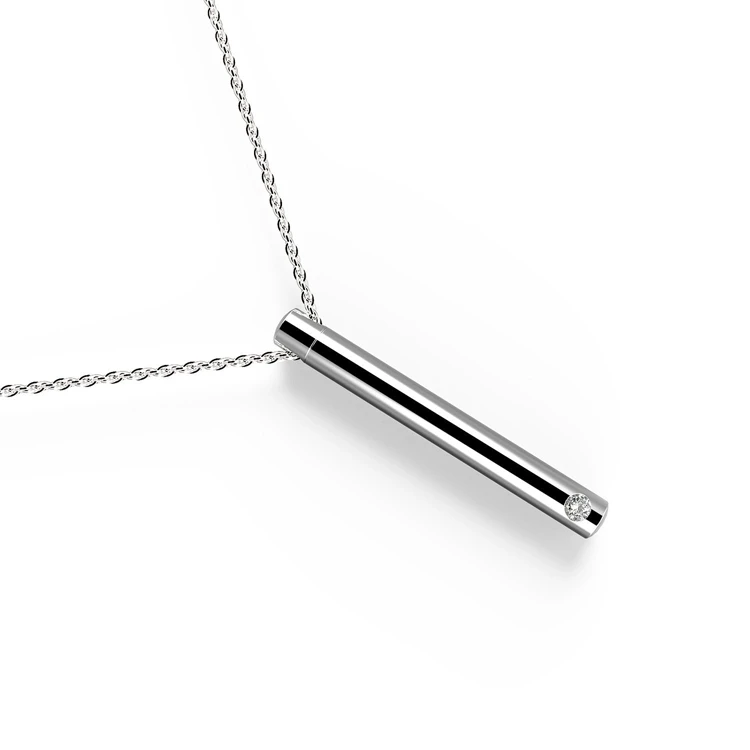 925 sterling silver memorial keepsake urn necklace crystal cremation necklace for ashes