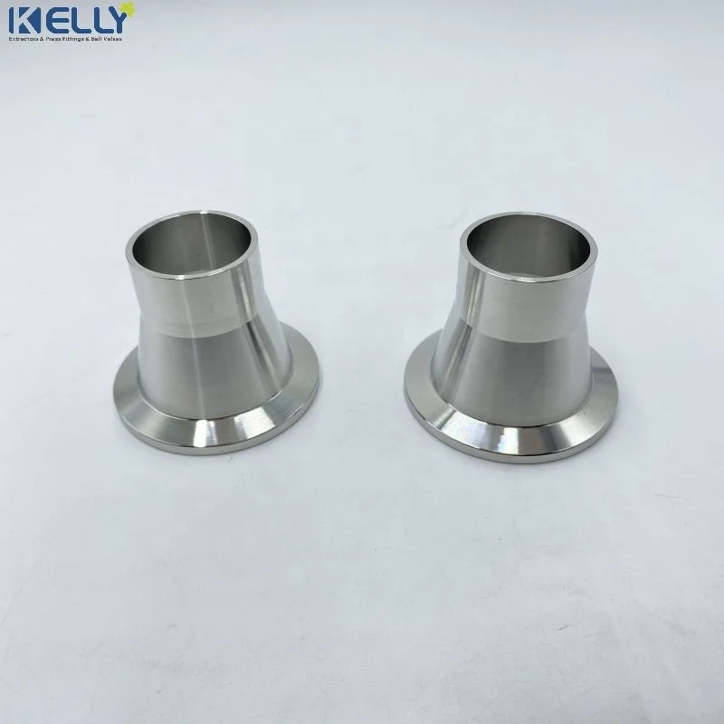 all type of CNC Machine Tri Clamp ferrule,hose adapter,304 Stainless Steel Sanitary Grade