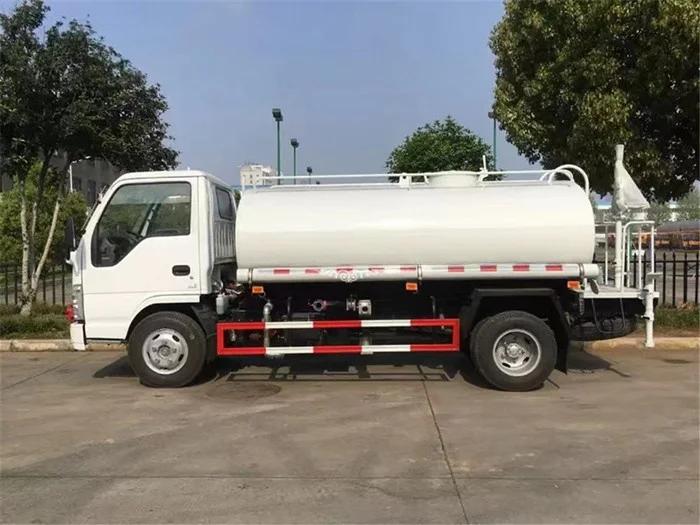ISUZU 5000 Liter Water Truck Manual Transmission New Condition Farms Core Components Pump Engine Motor Gear 4x2 Bearing/Gearbox