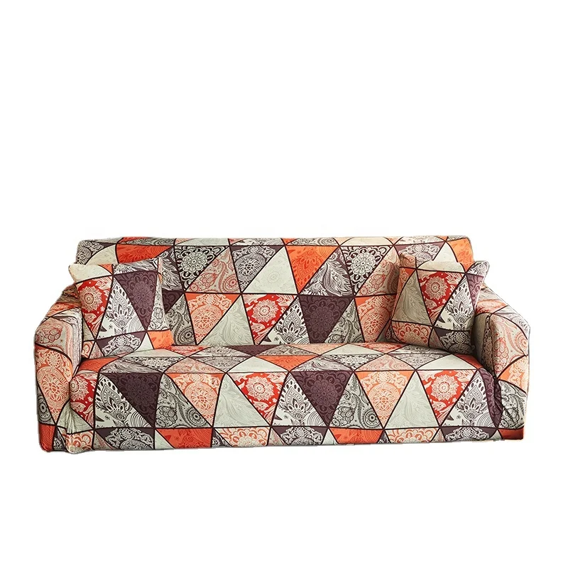 Amazon Hotsale Stretch Arm Chair Sofa Covers Slipcover Bohemia Elastic Sofa Leather Furniture Protector Living Room OEM ODM
