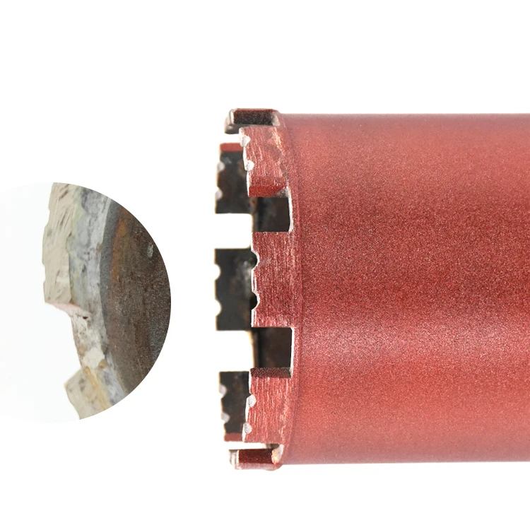 Concrete Cutting Diamond Core Drill Bit Segment for Drilling Reinforced Stone Brick Wall Hard Rock Holes Saw 14-350MM
