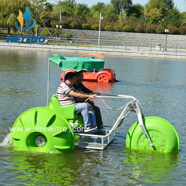 water park outdoor best price and quality 3 wheels water bicycle water tricycle bike pedal boat for sale