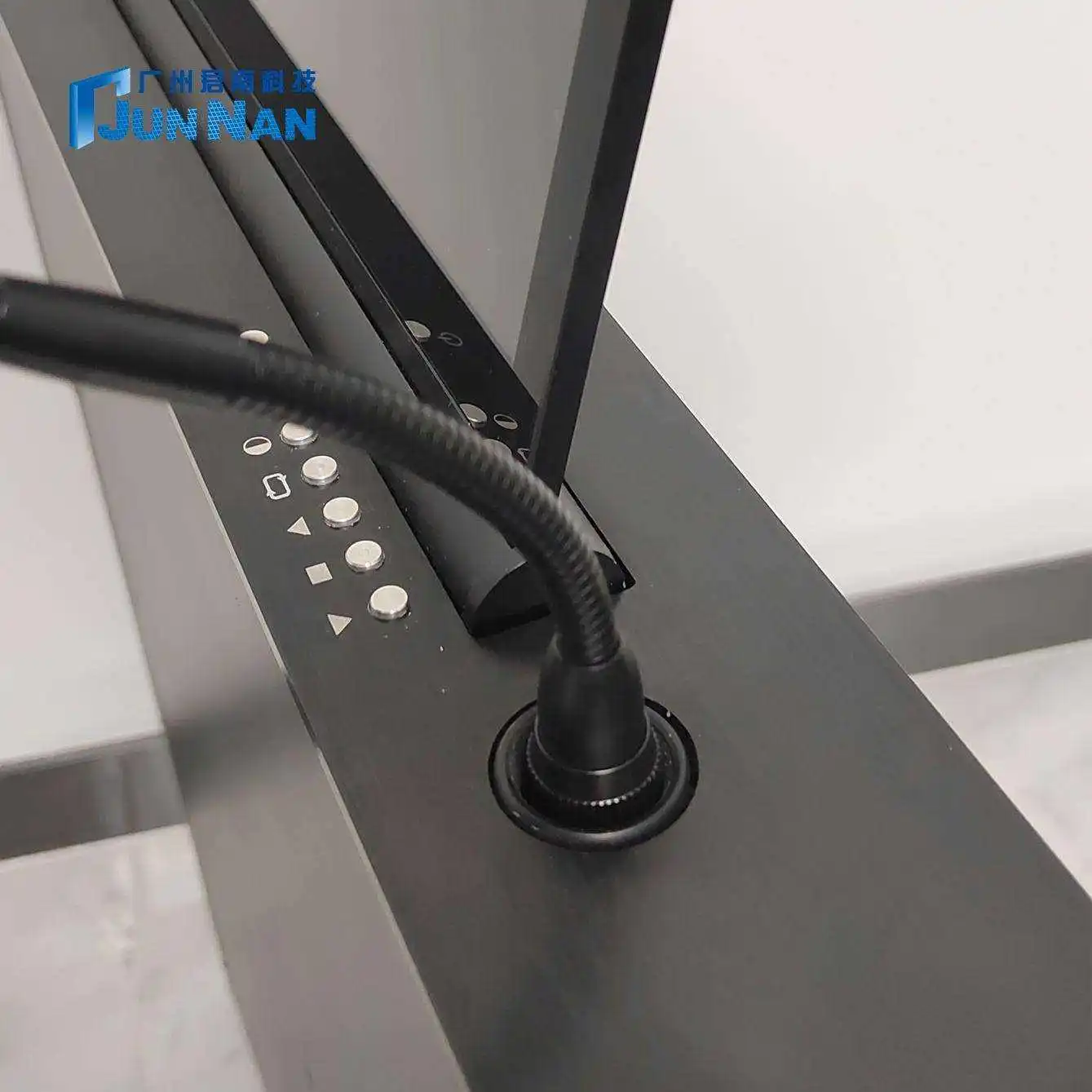 Factory Price Wholesale Intelligent Desktop Pop TV Lifter Motorized Hidden Monitor Lift for Paperless Meetings Video Function