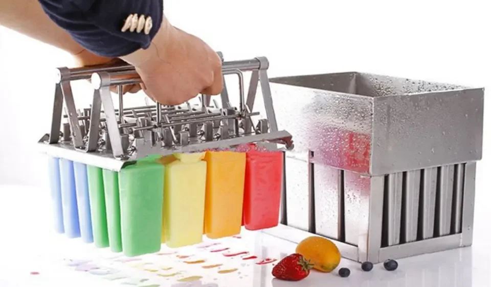 commercial stainless steel material popsicles mold ice cream lolly mould with drawing custom dimensions CE standard