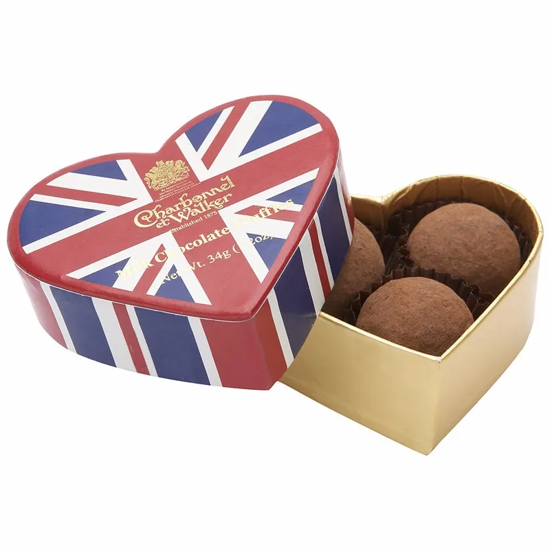 Custom Cute Bear Design Paper Cardboard Chocolate Display Packaging Box for Christmas Gift