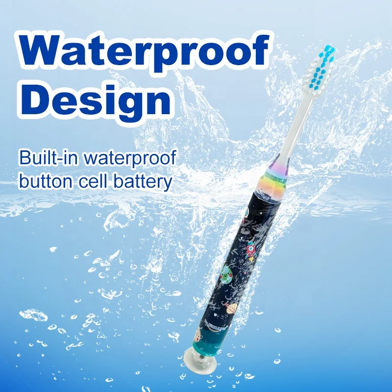 MESURE Flashing Toothbrush with Kids Toothbrush Timer Led Light OEM Service Nylon Manual Toothbrush for Children