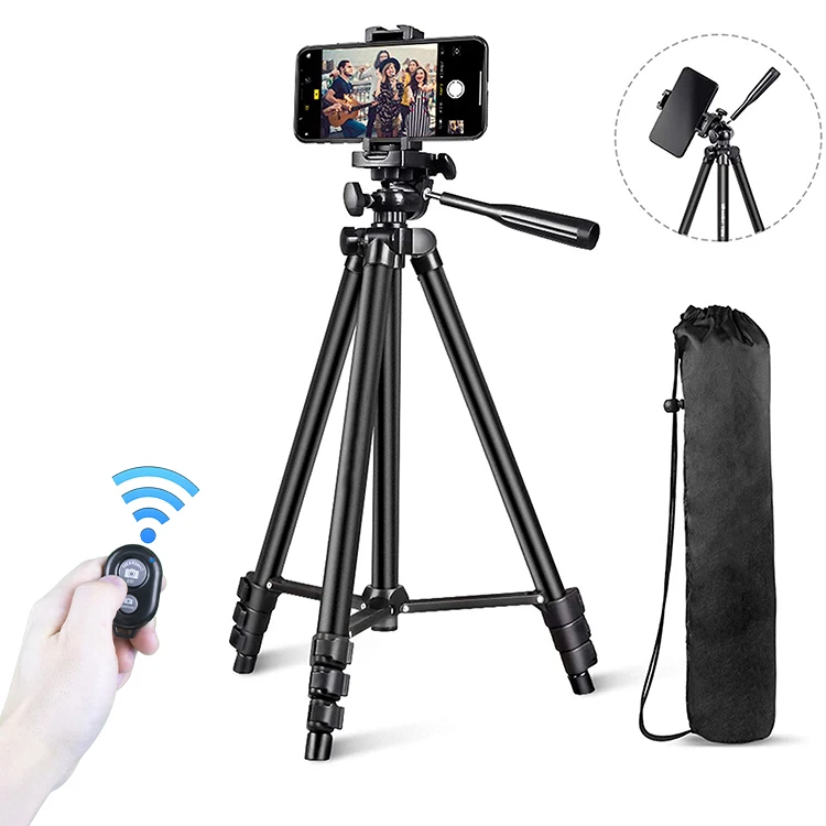 High Quality Aluminum Travel adjustable stand tripod cell phone tripod