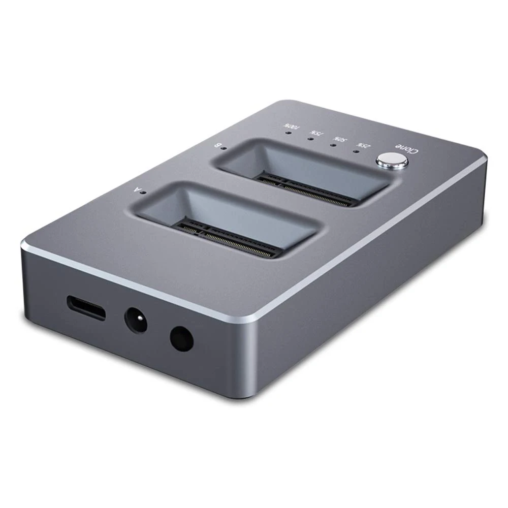 M.2 NVME SSD Enclosure Adapter SATA PCIe M-Key(B+M Key) Aluminum Case Support UASP  USB 3.1 Gen 2 10Gbps