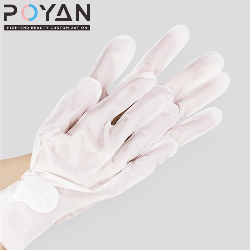 Private Label Skin Care Moisturizing Repairing Hand Mask Niacinamide Hand Whitening Mask Exfoliating Gloves