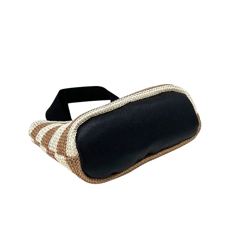 2022 Personalized Luxury Fashion Woman Summer Simple Mini Straw Woven  Hand Basket Beach Bags Ladies Tote Summer Beach Straw