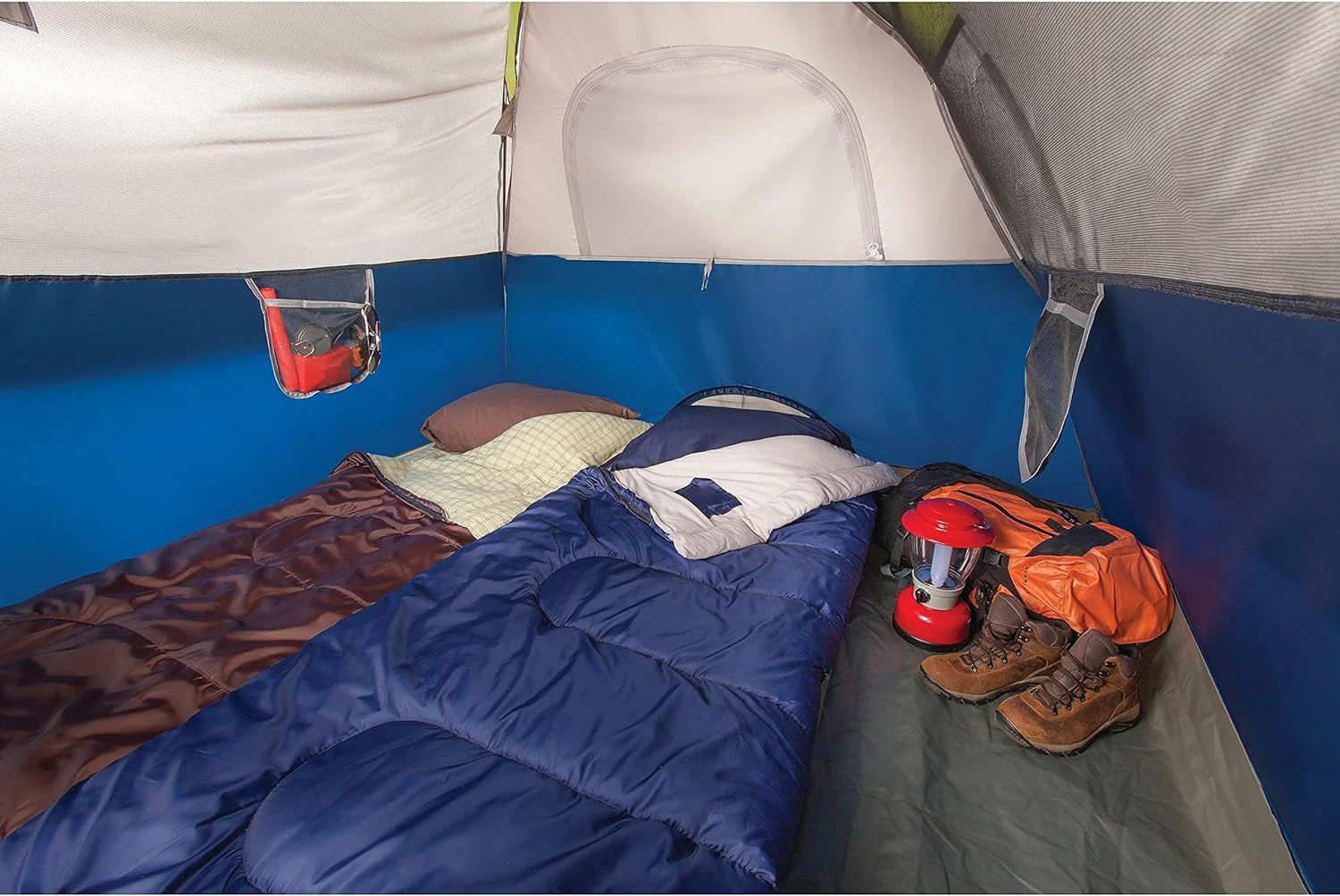 Camping Tent 2-6 Person Dome Tent with Snag-Free Poles for Easy Setup in Under 10 Mins Included Rainfly Blocks Wind & Rain Tent