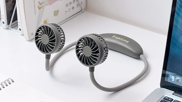 top sale summer air cooling USB rechargeable outdoor sports portable  hanging electric cooler neck fan