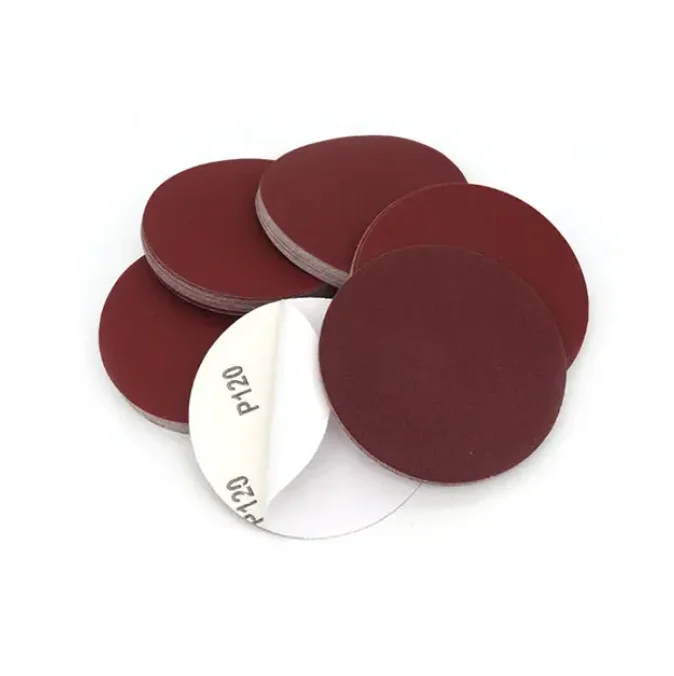 Flash Sale 5inch 125mm round sandpaper red sanding disc for metal grinding