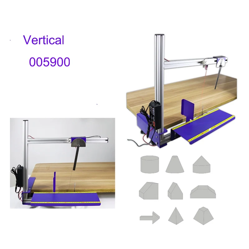 horizontal  vertical  hot wire foam cutter desktop  foam cutter Table edge and table top fixed hot wire foam cutting machine