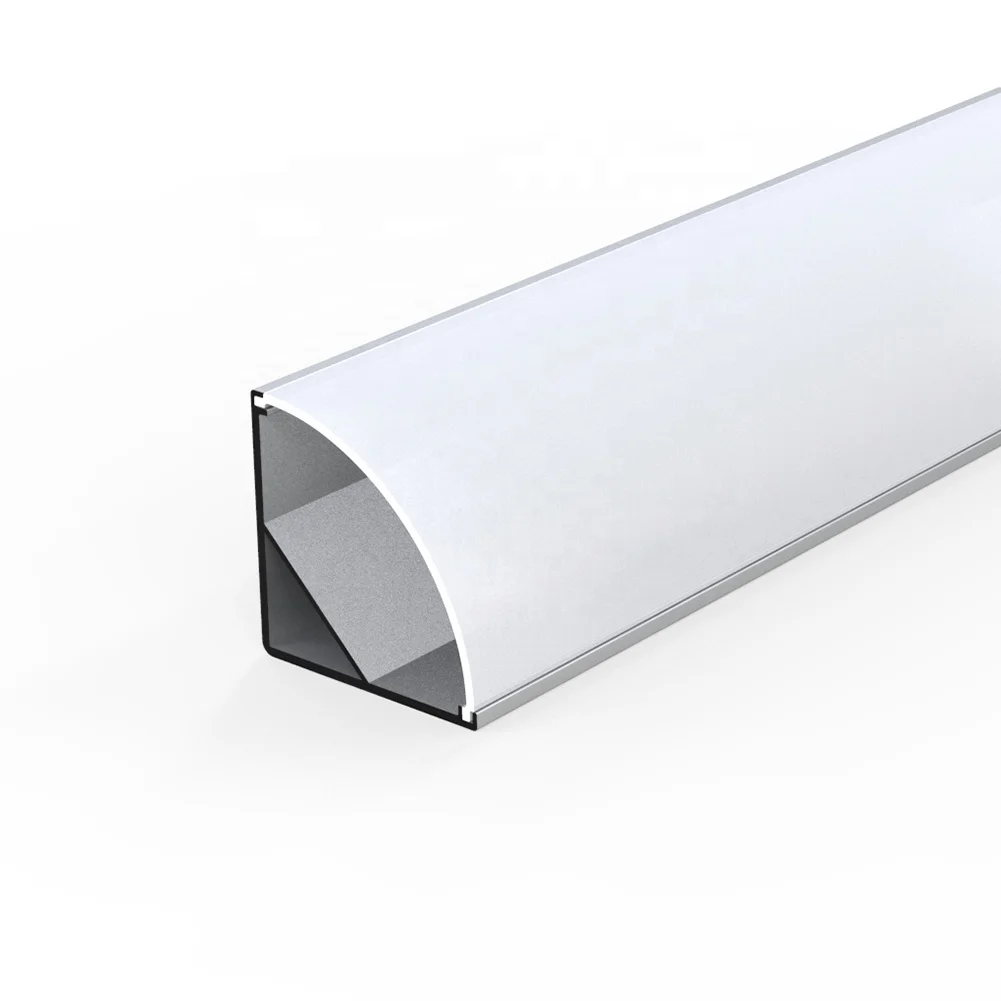 
LED Angle Corner Aluminum Extruded Profile Strip Lights Aluminum Extruded Profile 16Mm U LED Profile Light Heatsink 
