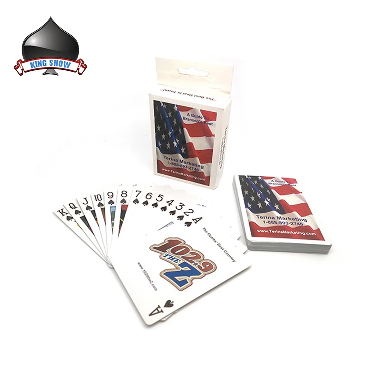 Factory Cheap Price Poker Vintage Blank Black Cards Both Sides Custom Playing Card