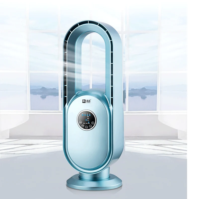 LUCKY FEEL TC-WY 2022 New Arrival Fashion Design No Blades Blue Pink Whit Color Remote and Mechanical Tower and Pedestal Fan