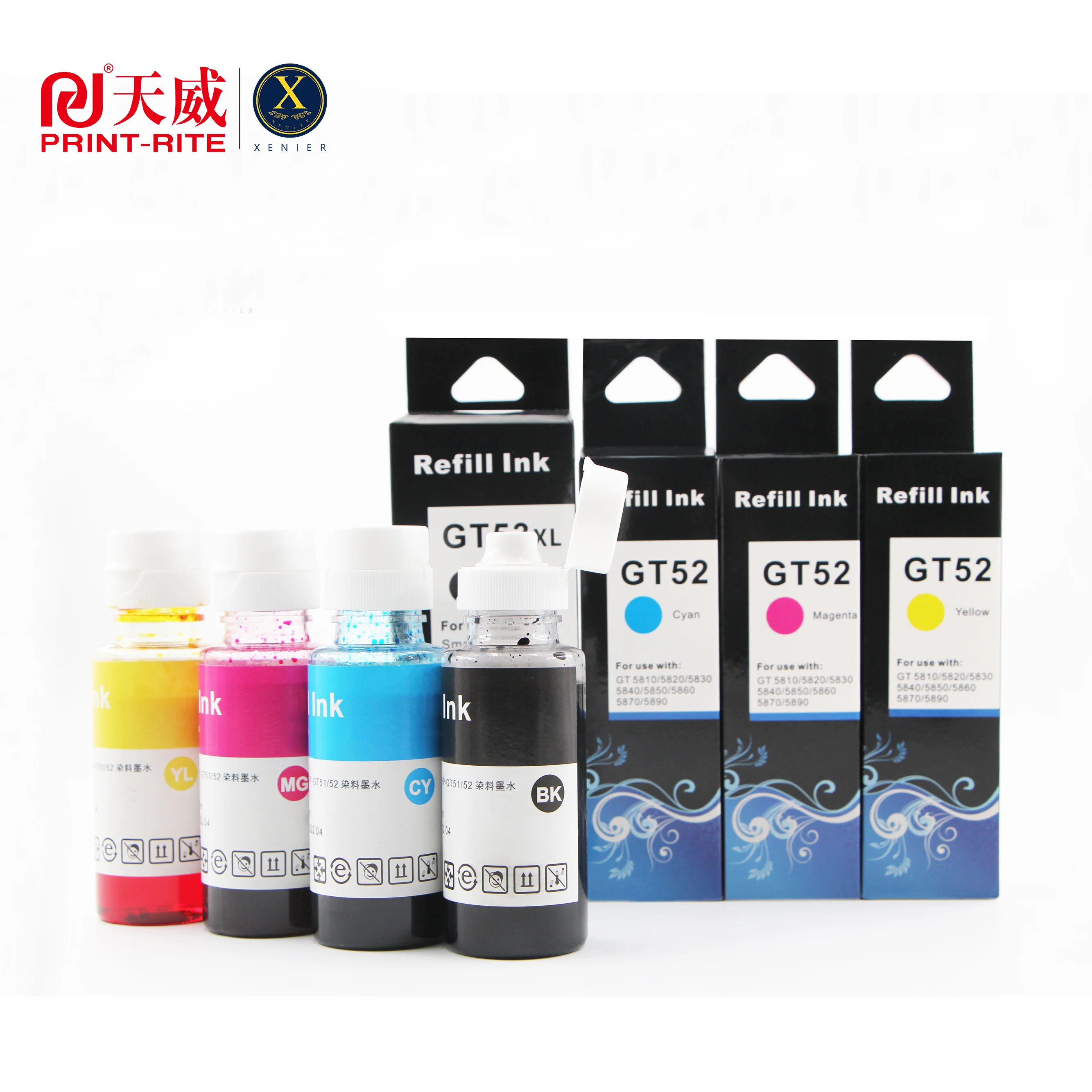  Универсальные чернила для окрашивания настольного компьютера совместимые с Epson HP Brother Canon CISS