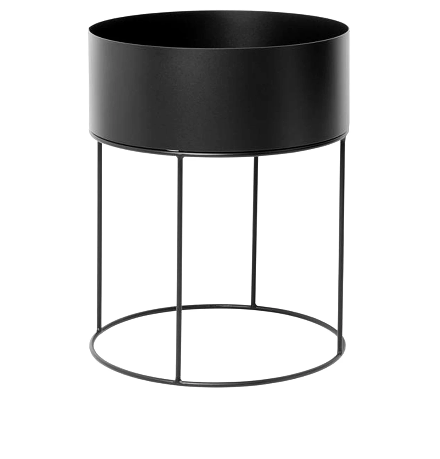 Mayco Home Garden Wrought Iron Metal Mid Century 3 Tier Plant Stand