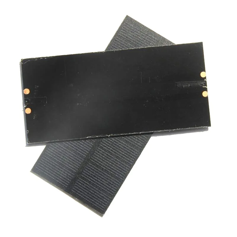 BUHESHUI 1.3Watt Micro Solar Panels 5V 131x61mm Monocrystalline Silicon Small Photovoltaic Cells