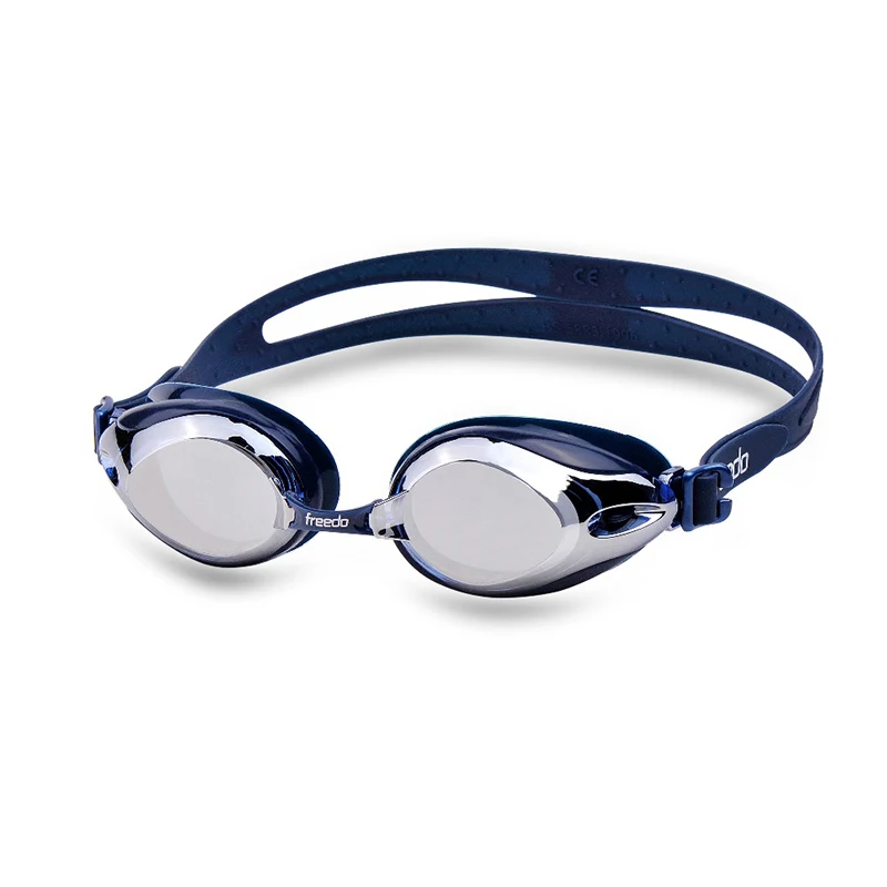 The Newest update mirrored swim goggles glasses with anti uv and anti fog systelm for adult