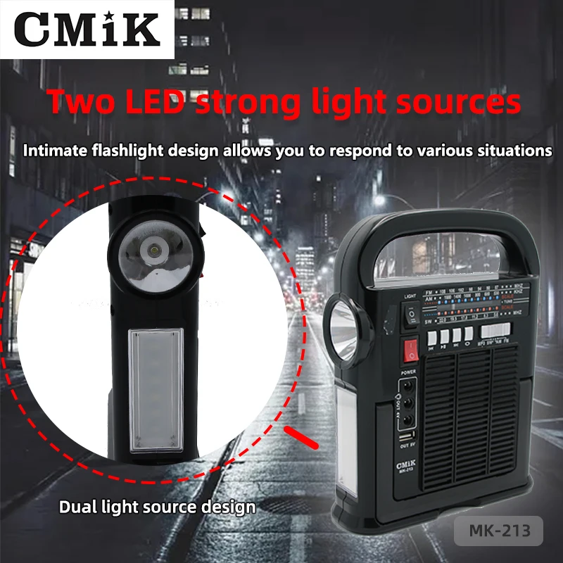 solar cell Factory customization Outdoor portable emergency led light monocrystalline solar panels renewable energy  flashlight