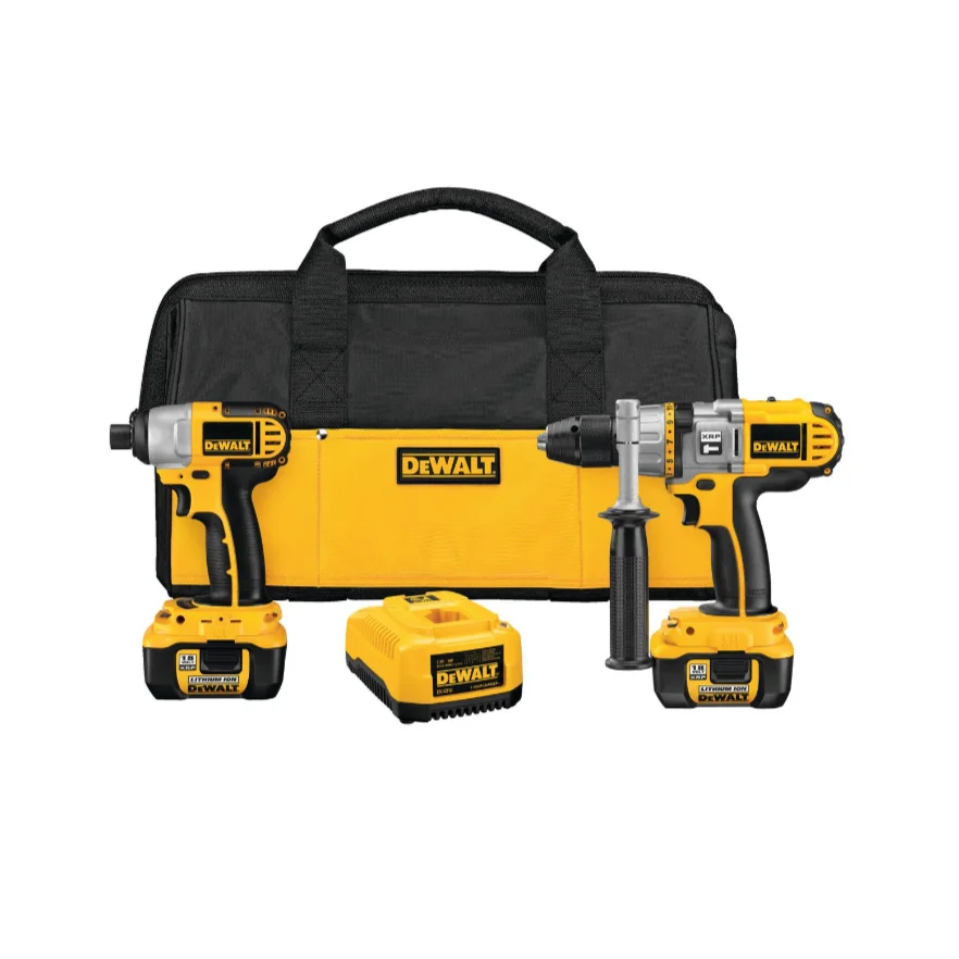 Best Selling DeWalt LXT1500 Power Driller Tools Combo Kit 15-Piece 20V Lithium Ion Cordless Tool Kit