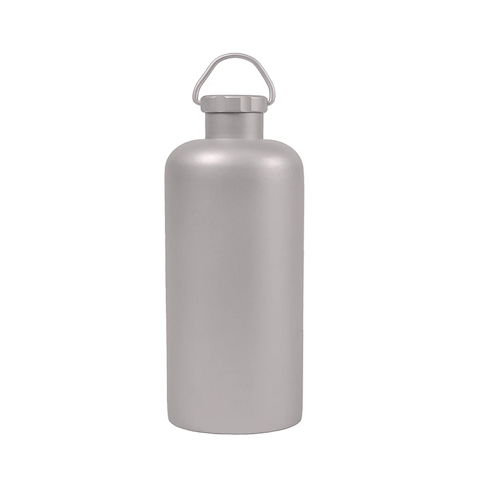 Wholesale customization titanium water bottle 400ml with titanium lid