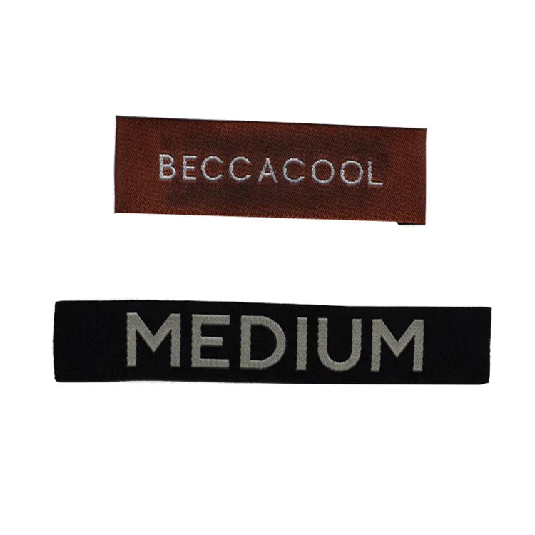 
clothing label customized Woven Labels fabric labels clothing label 