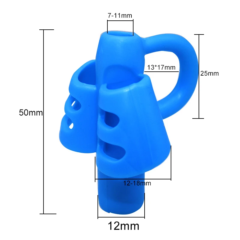 Wholesale Pen Holding Tool Three-finger Grip Silicone Pen Pencil Grip Holder For Kids