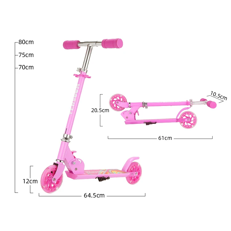 Foldable Adjustable 250mm scooter wheel 250cc 24v lithium battery escooter manual kick