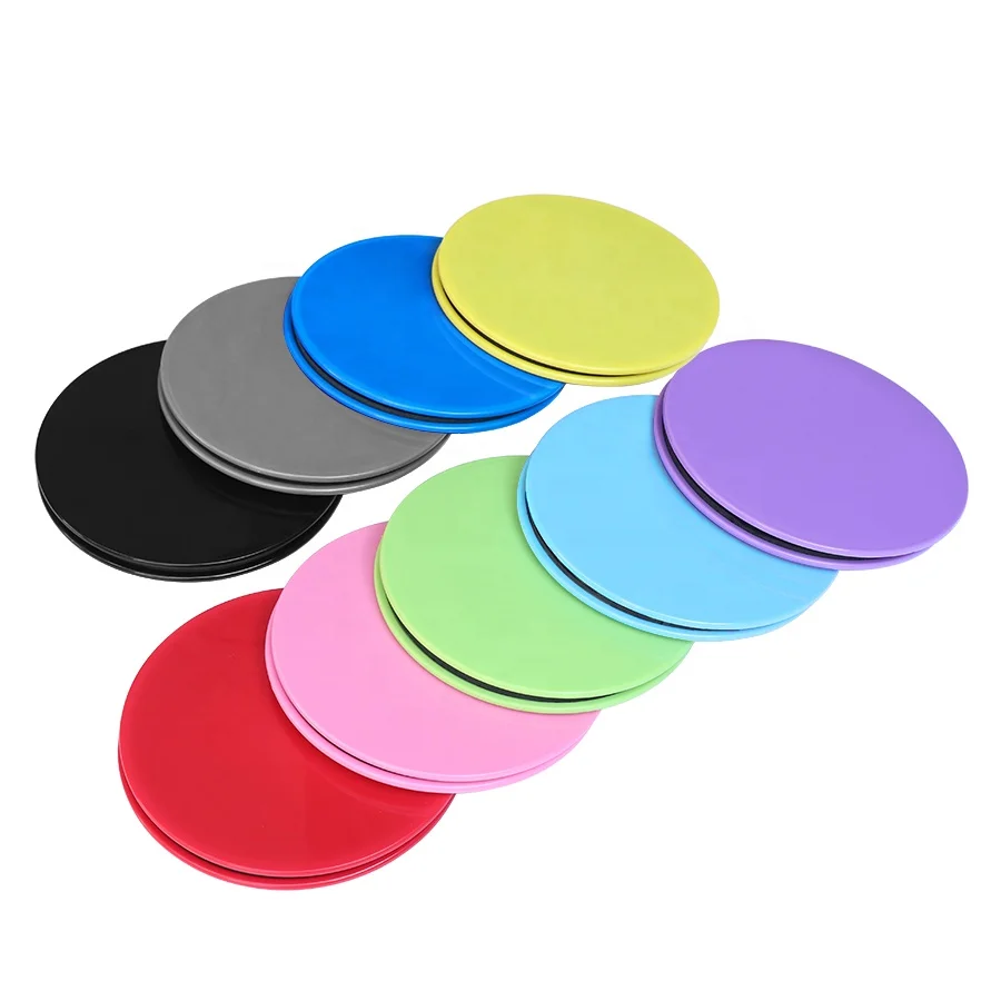 Wholesale Abdominal&Core Work out Slider Exercise Gliding Discs Thick Foam Pad Pink Core Sliders
