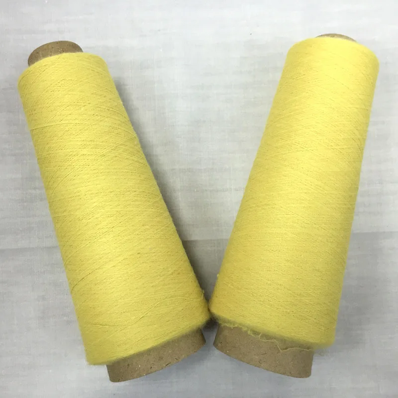 yellow para-aramid textile 303 fireproof weaving yarn manufacturers supply Aramid sewing thread