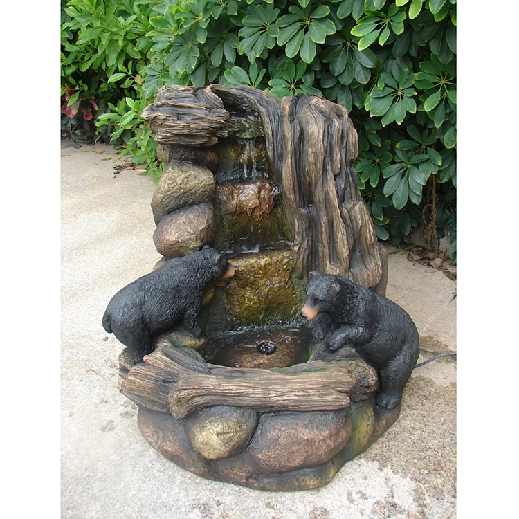 high quality hot selling outdoor water fountain small resin waterfall for indoor outdoor fiberglass ornament