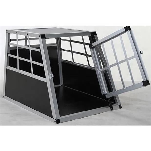 Aluminium wholesale large double dog cage animal pet cage transport box