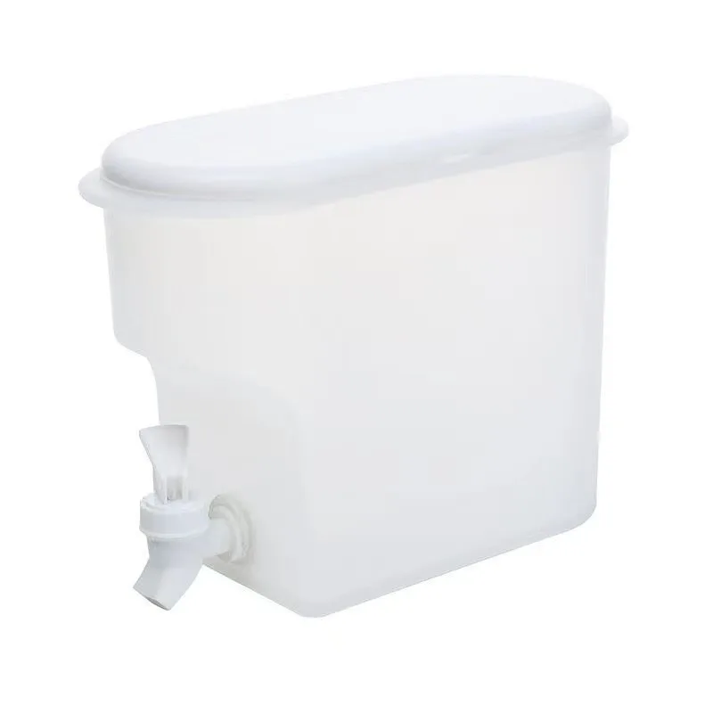 Large Capacity Cold Kettle with Faucet Juice Lemon Fruit Tea Ice Kettle Home Drink Bucket Cold Water Barrel