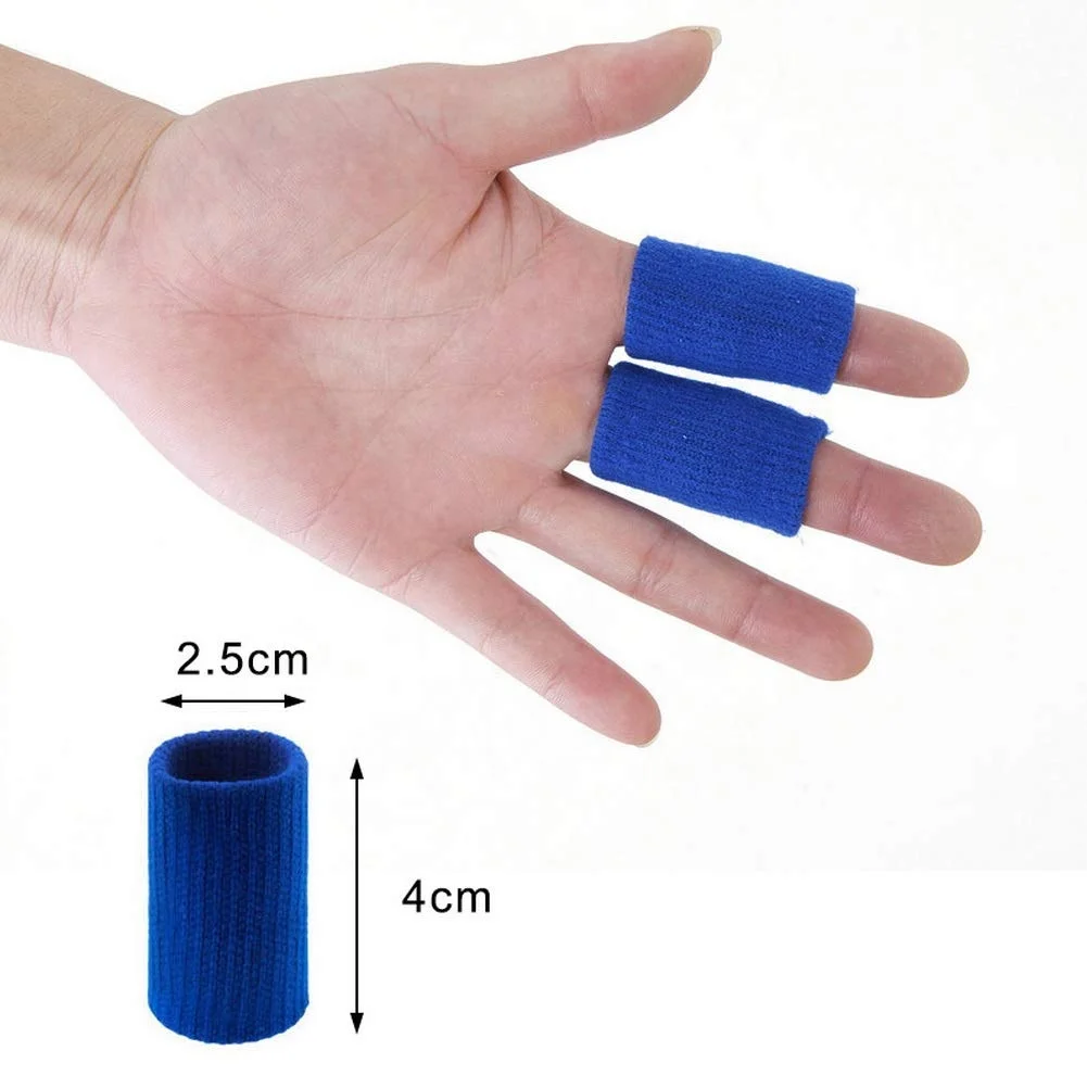 Knit Sports Elastic Finger Sleeves Support Thumb Brace Protector Breathable Elastic Finger Brace