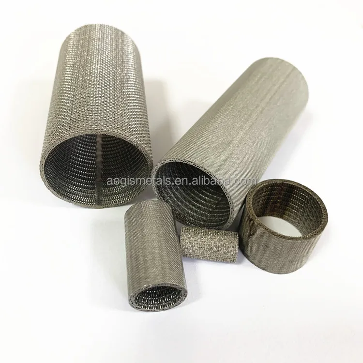 Cylinder shape 1 2 5 10 20 Micron 25um Stainless Steel Metal Sintered Filter