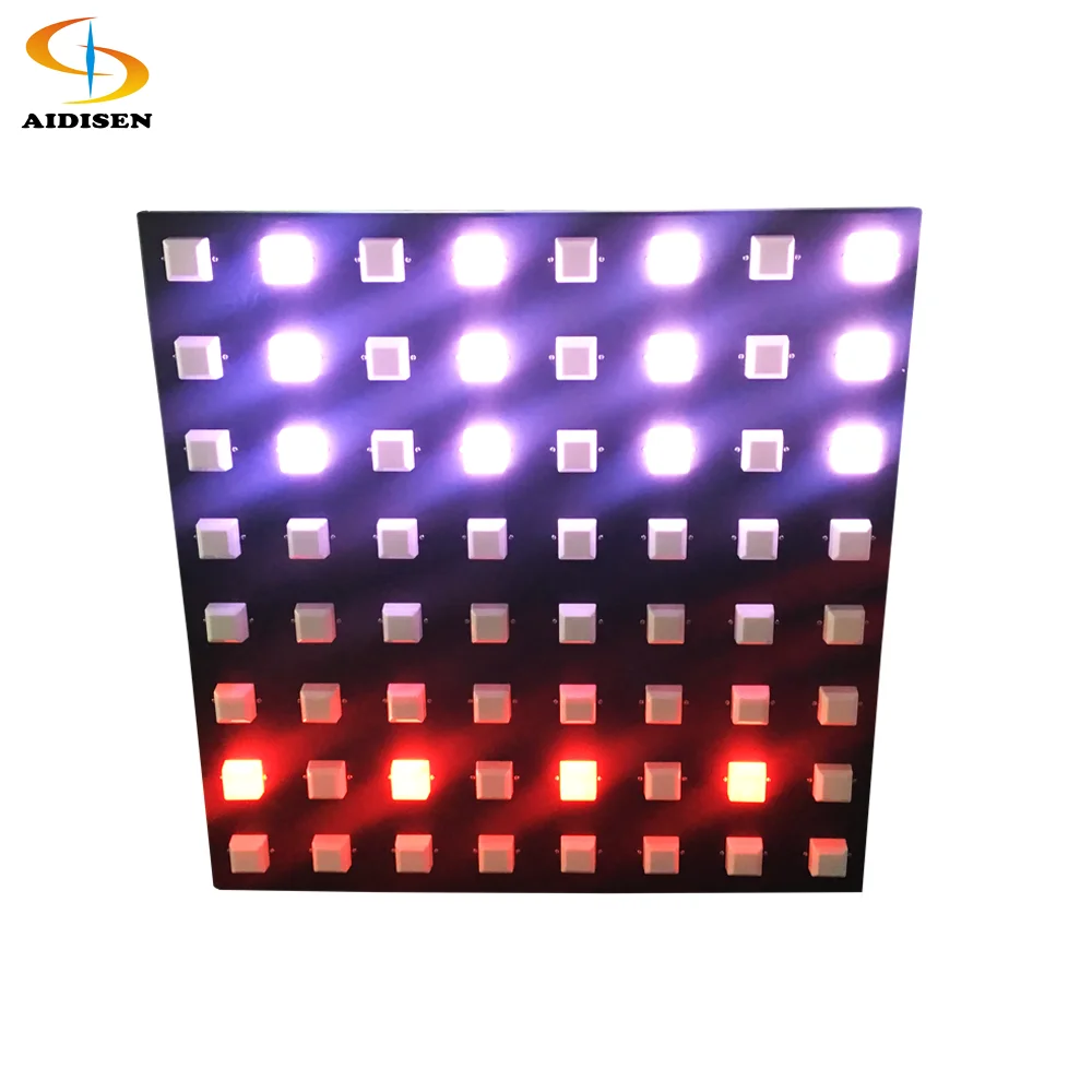 Программируемый светодиодный потолочный квадратный rgb светильник для ночного клуба танцпола с дистанционным управлением 12 В постоянного тока 24