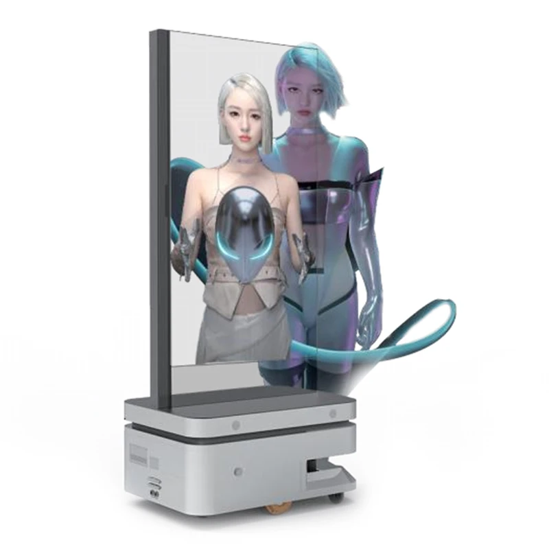 55 inch T-OLED navigator automatic return charge automatic obstacle avoidance robot touch screen oled monitor
